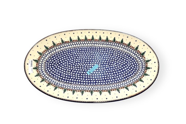 200 Bunzlau ovale Serveerschaal 340X Serveerschalen